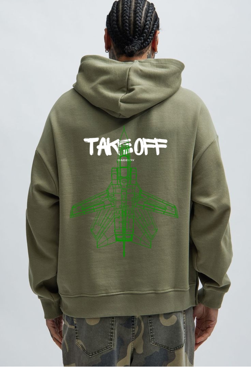 #TBBS Fly off cotton Hoodie - Image 3