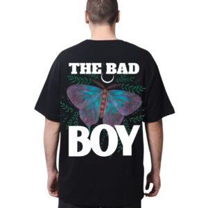 #TBBS Butterfly Oversize Black T-Shirt