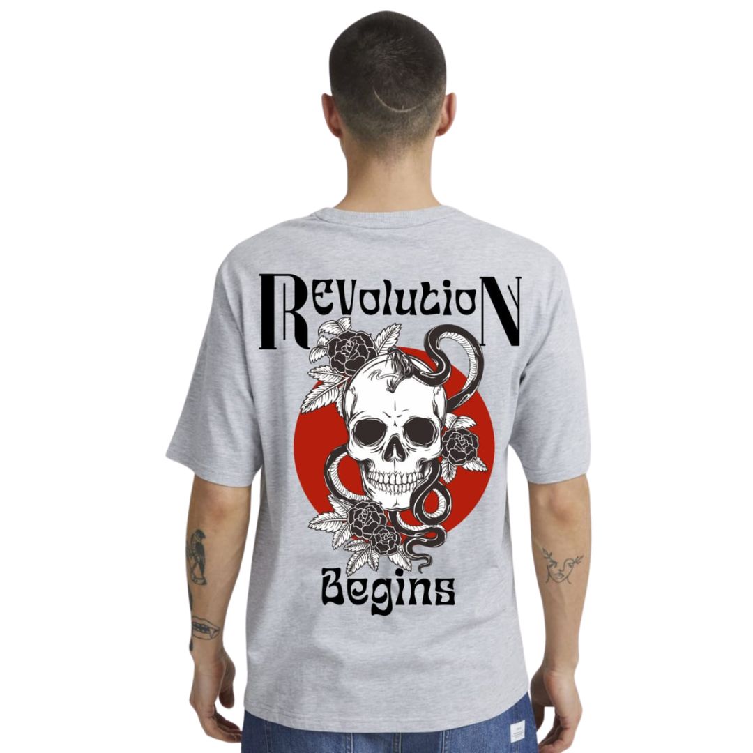 #TBBS Revolution Oversize Grey T-Shirt - Image 2