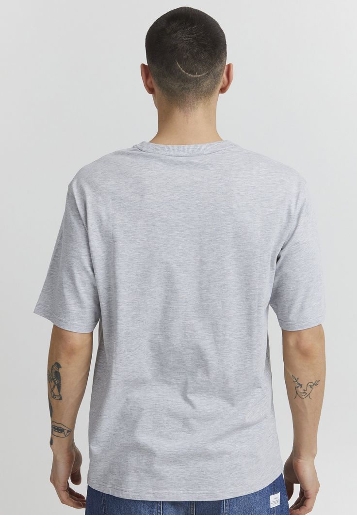 #TBBS Iron Angel Oversize Grey T-Shirt - Image 2